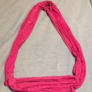 Pink dry fit infinity scarf